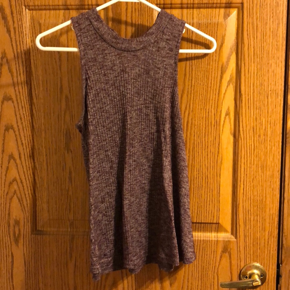 Burgundy tank top